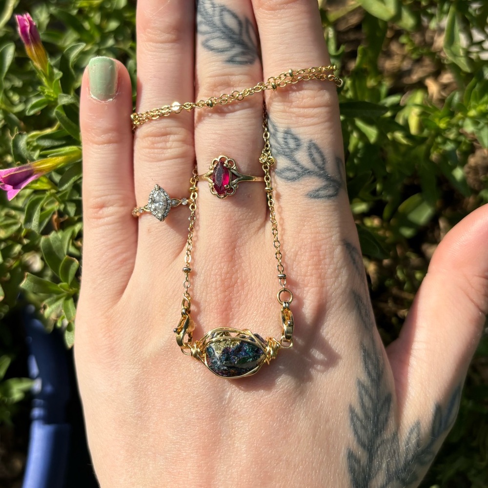 Chalopryite Interchangeable Necklace - image 1